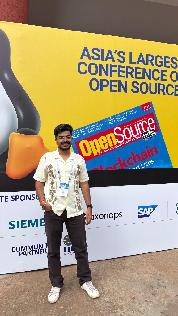Dinesh Choudhari at Asia's largest Open Source conference